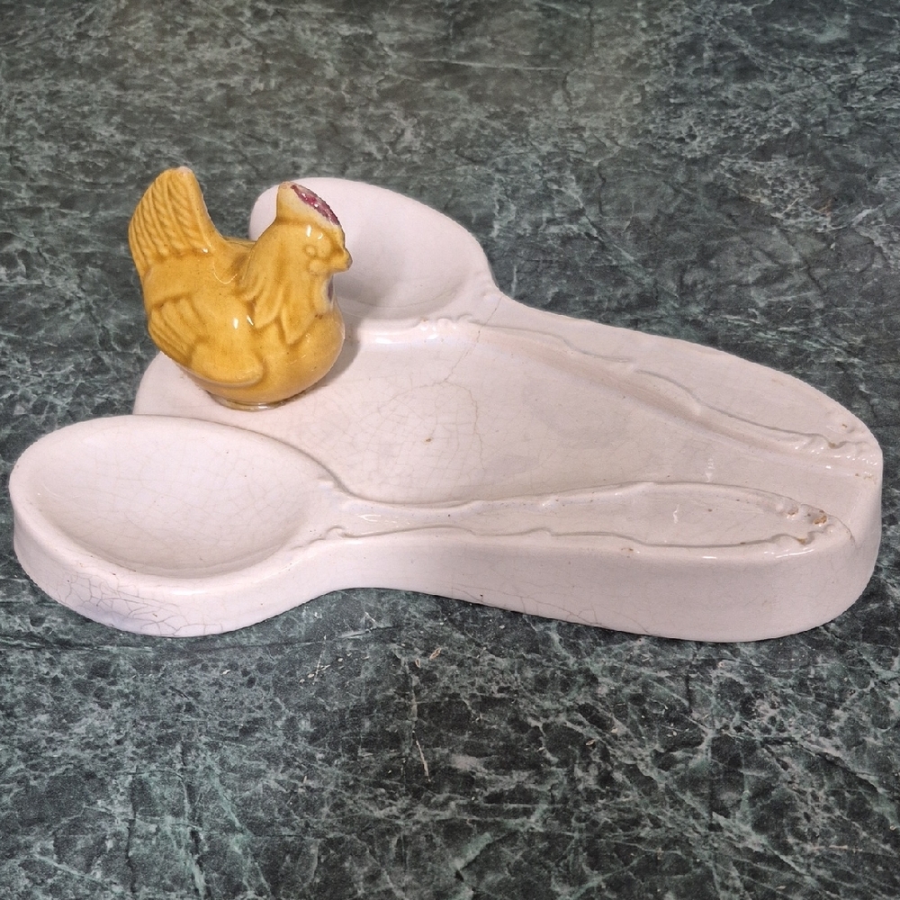 Ceramic Chicken Spoon Rest - Picture 3 of 5